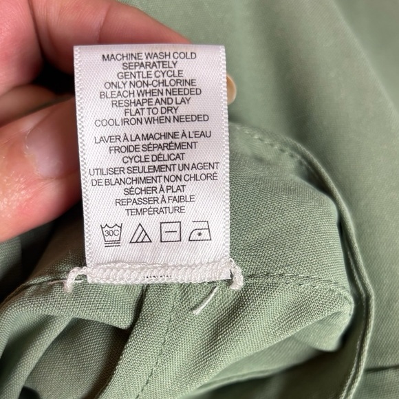 Wynne Layers 3X Elegant Green Women's Top Blouse Wrap Style QVC NWOT - Picture 5 of 8